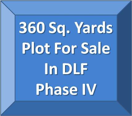 360 Sq. Yards Residential Plot For Sale In DLF City Phase IV